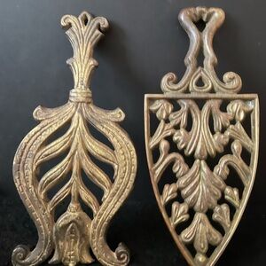 Vintage Brass Trivets- set of two
